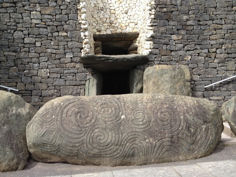 The Entrance Stone at Newgrange. 