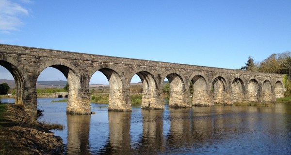 The Ballydehob 12 Arch Bridge: the last train on this narrow gauge railway ran in 1947
