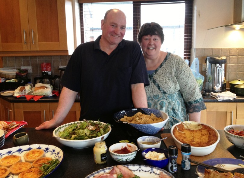 Jo and Bob, our wonderful caterers