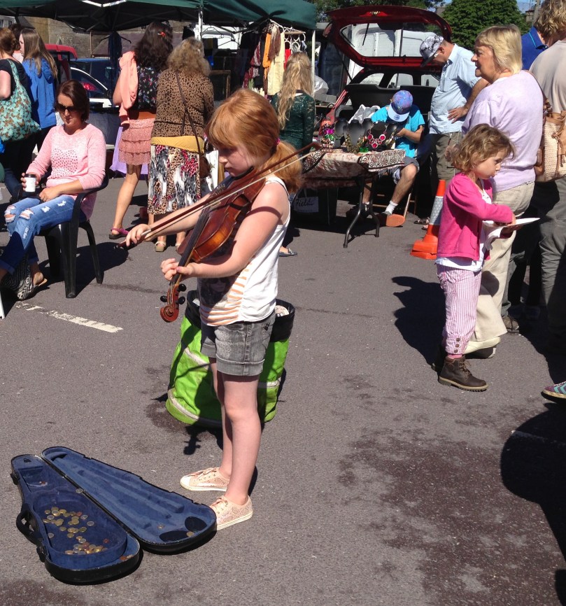 Keeping alive The Music - in the market at Skibbereen