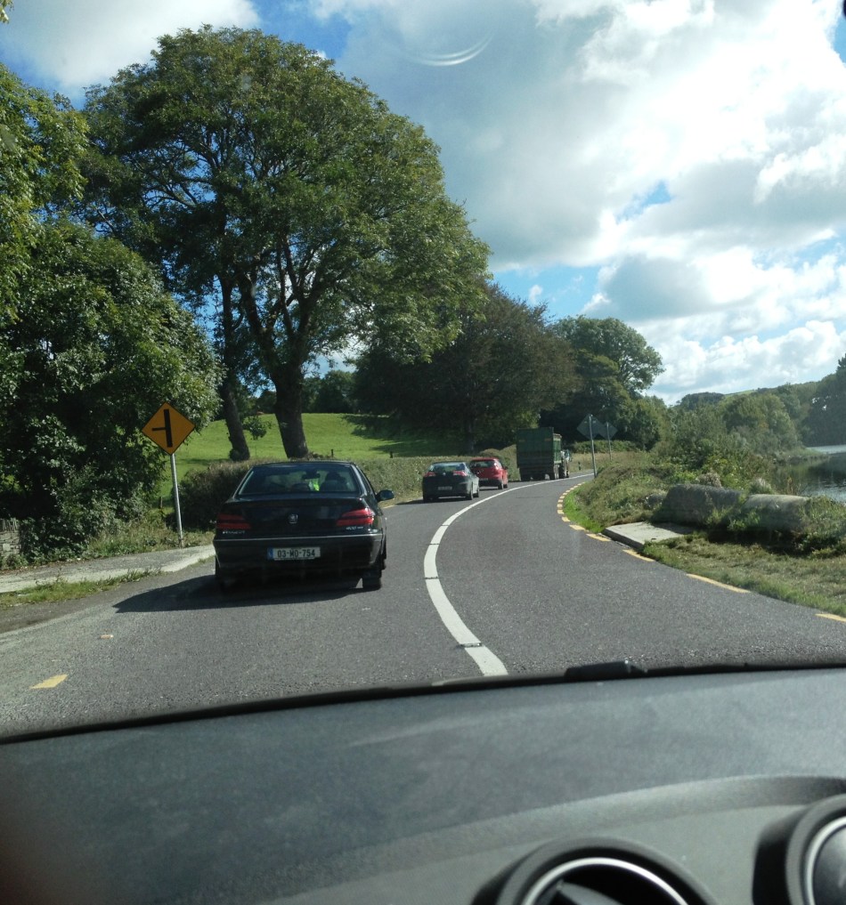The speed limit? Tractor speed.