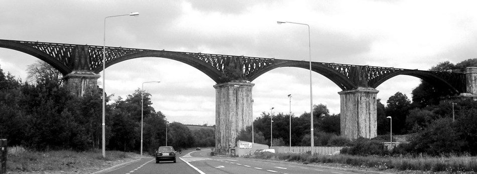 Chetwynd Viaduct today - a scheduled monument