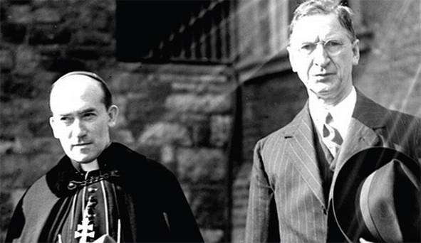 John Charles McQuaid and Eamon DeValera - together keeping Ireland devout