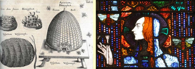 Right: Harry Clarke's St Gobnait