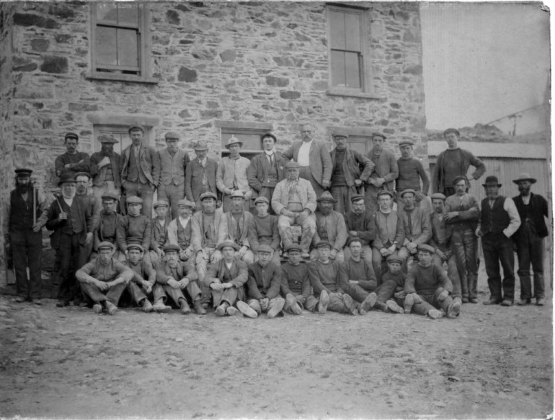 Mineworkers on Horse Island: 19th century