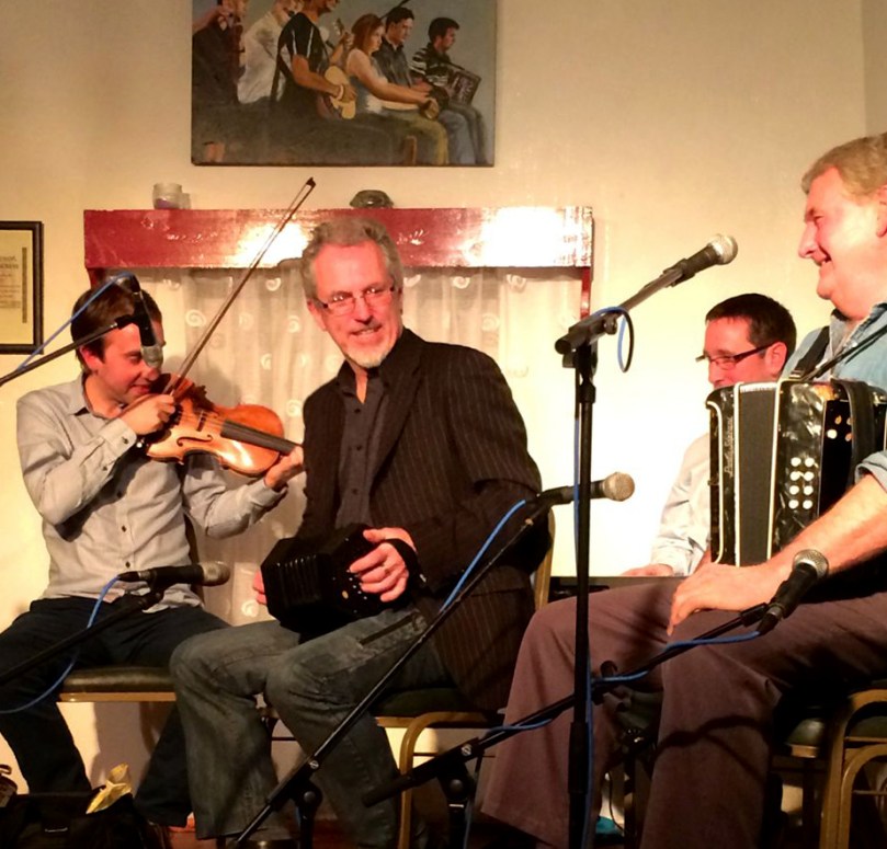 Noel Hill and Seamus Begley give a rousing finale to the Corofin Festival in Clare 2014