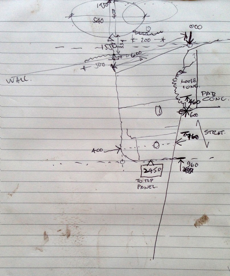 Trophy: Chris produced a valuable sketch of the 'hidden' motifs