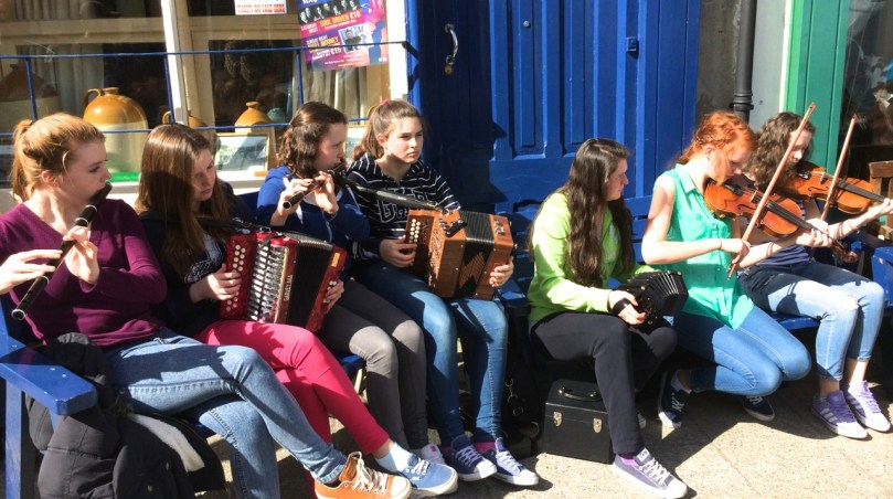 Young Traditional Musicians at the Ballydehob Trad Fest