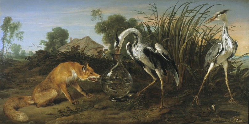 Fox and Heron - Frans Snyder 1657