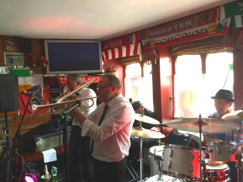 Live jazz in the Irish Whip Bar