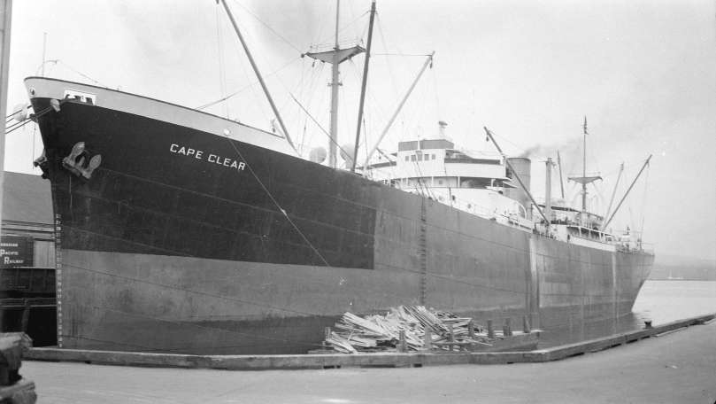 MV Cape Clear - built in Glasgow in 1939; went down in the Red Sea 1944