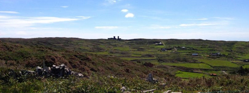 The original Cape Clear Lighthouse beside the signal tower