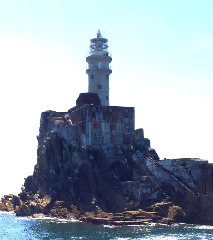 Fastnet, showing the steps and stores