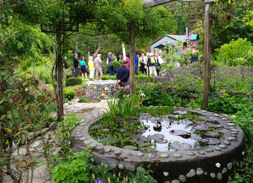 The Garden Trail is declared open at the Heron Gallery Gardens