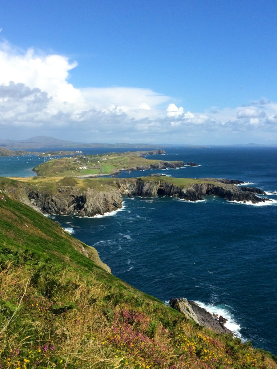 On Brow Head, looking back up the Mizen Peninsula