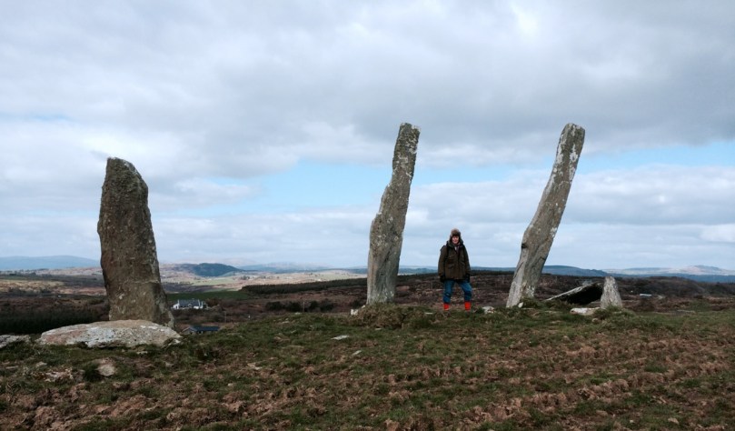 The Three Fingers at Gurranes, near Castletownshend, probably once a row of five or six stones