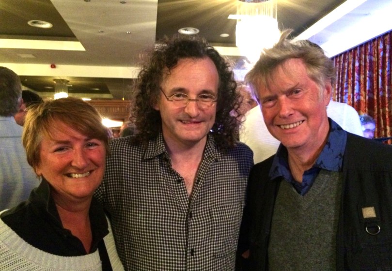 Festival Director Martin Hayes with groupies...