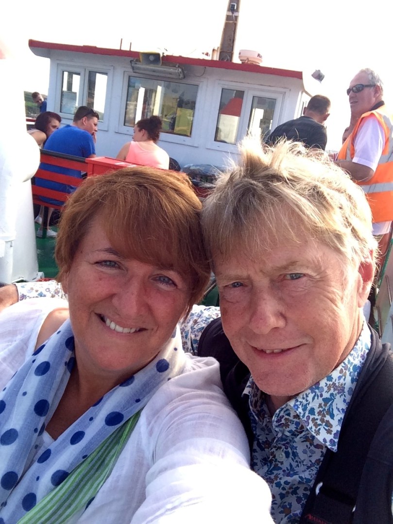 On the ferry to Sherkin