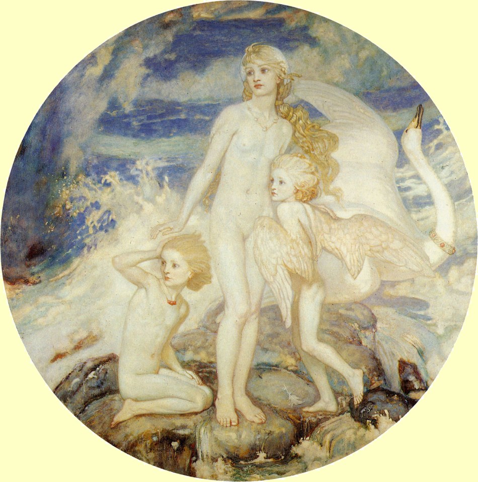 Children of Lir by John Duncan, 1914