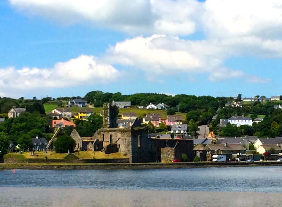 Looking across the river to the Friary