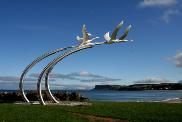 The story captured in sculpture at Ballycastle, County Mayo