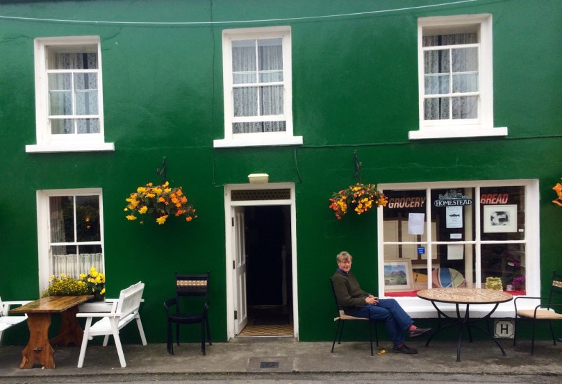 Lunch is served outside