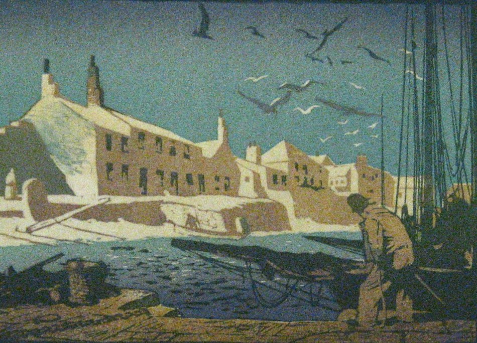 Mousehole, Mounts Bay - Ernest Watson