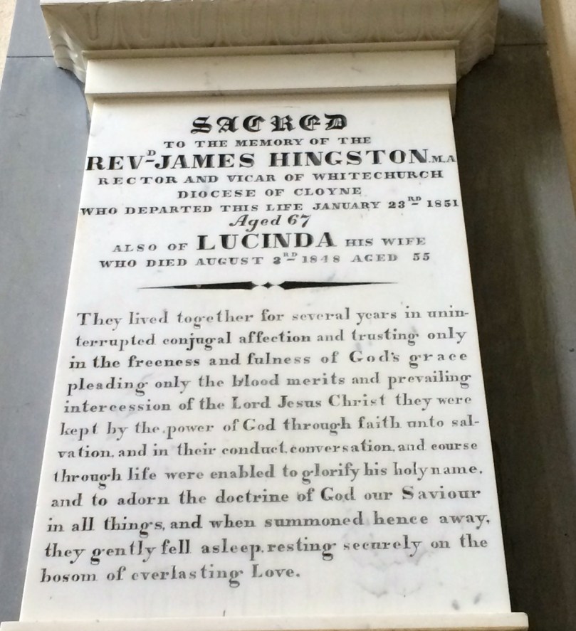 James and Lucinda Hingston