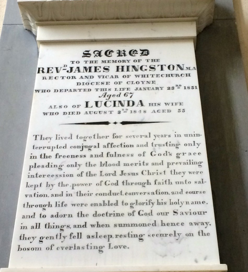 James and Lucinda Hingston