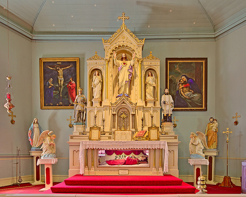 Saint Ferdinand’s, Florissant, Missouri also claims relics of Saint Valentine