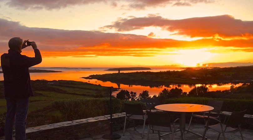 Our view to Rossbrin Castle