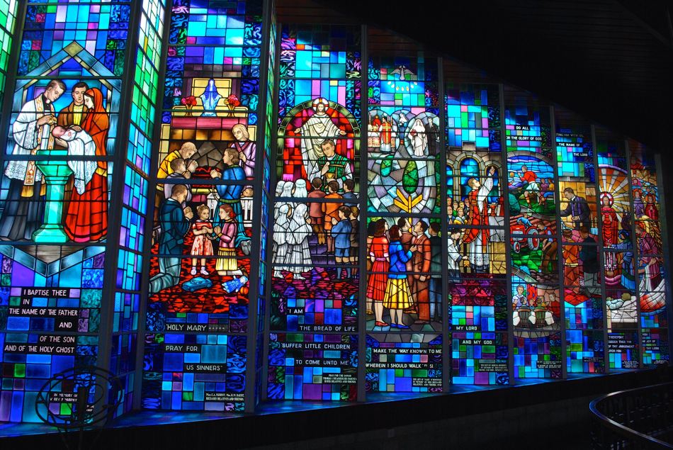 The Stained Glass panel, image © Richard James Butler