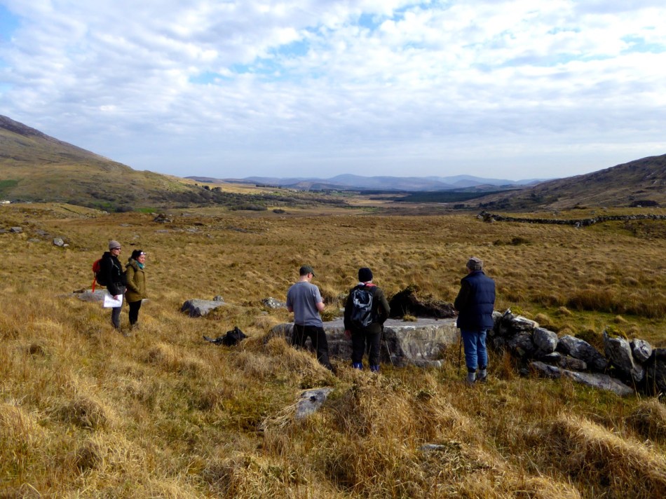 In Derreeny, Looking down the Kealduff Valley