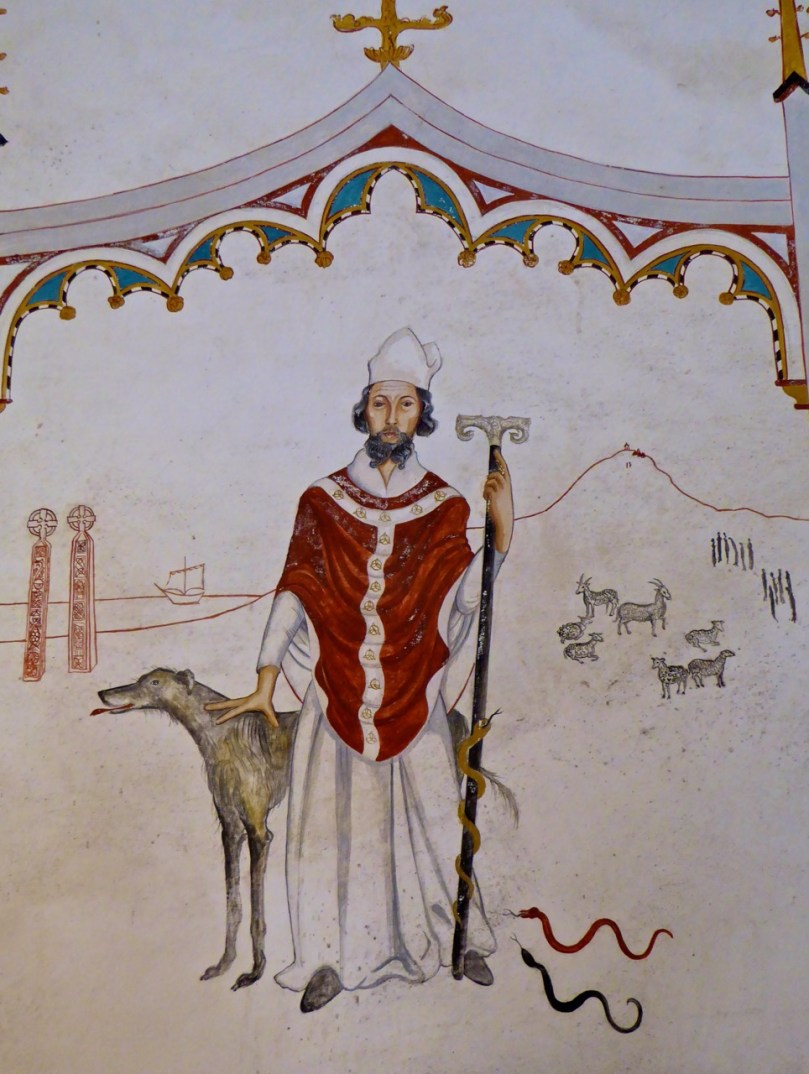 We discovered St Patrick in Glastonbury!