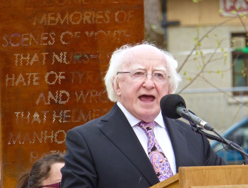 President Higgins speaks out with passion about freedom fighter Jeremiah O'Donovan Rossa
