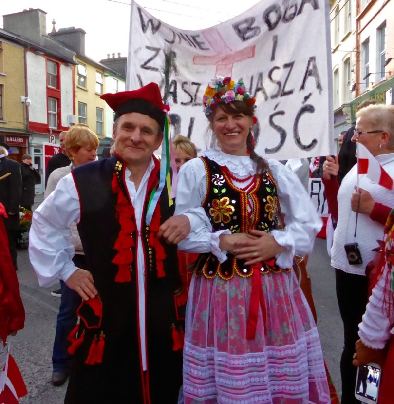 Polish Contingent in national costume