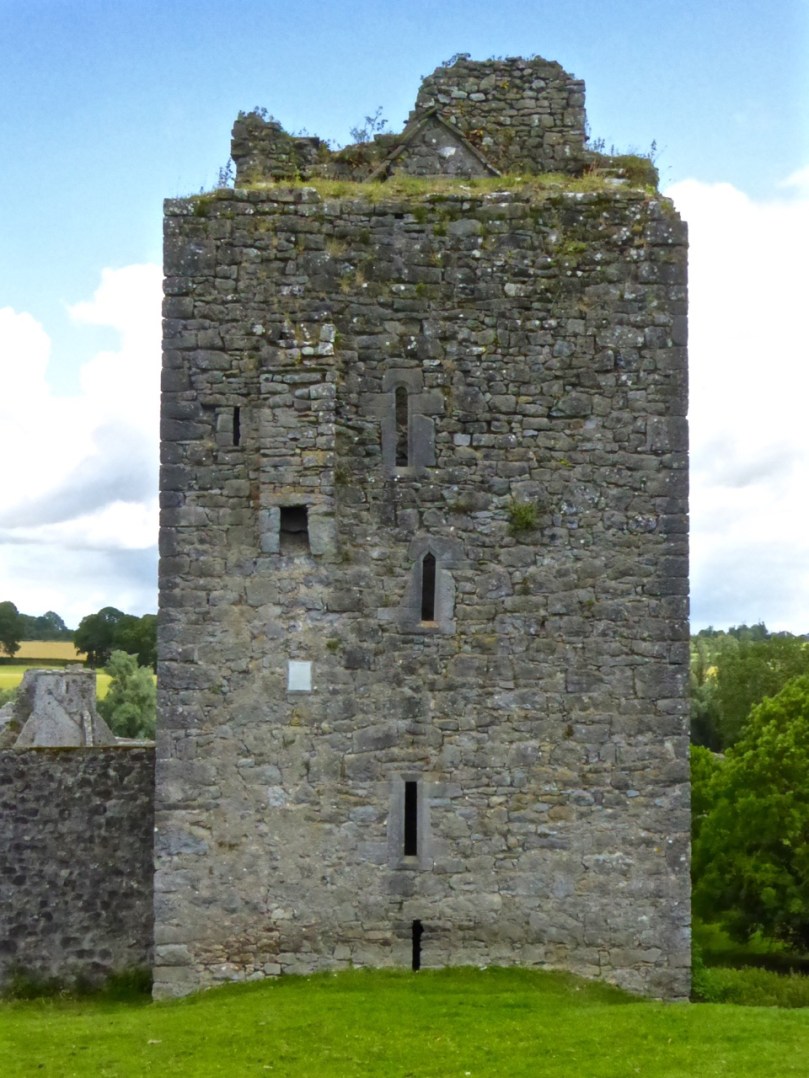 Southeast Tower. Three different windows and a guarderobe chute