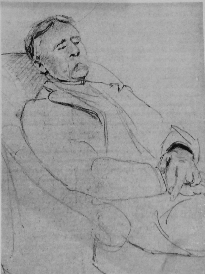 Kendal Coghill, drawn by his niece, Edith Somerville