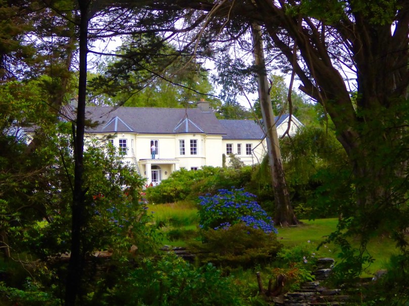 Ballylickey House, Home of Ellen Hutchins. Although the burned down, it was rebuilt exactly as the original.