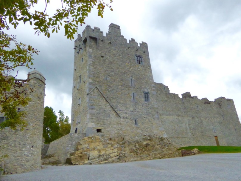 Ross Castle, in Killarney, is also built on an outcropping rock base