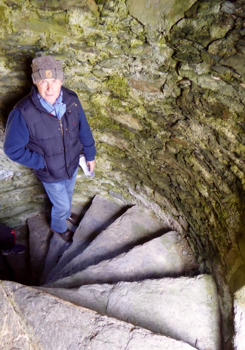 Castle Donovan spiral staircase