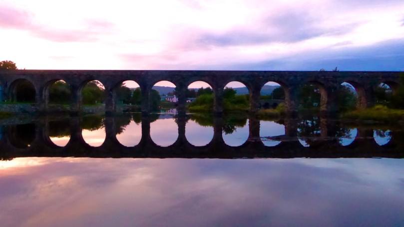 The famous 12 Arch Bridge at Ballydehob