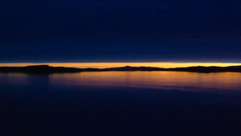 We were heading home from Hare Island after a Fit Up Theatre Performance, when this happened