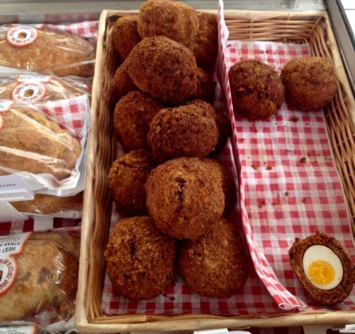 West Cork Pies' Black Pudding 'Brunch' Scotch Eggs, at the Skibbereen Market