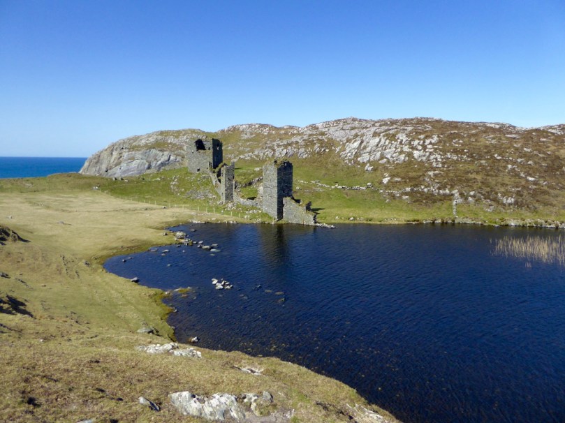 The Three Castles, from the lake