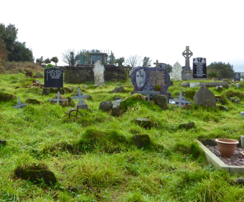 Among the unmarked graves