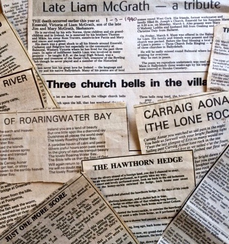 Liam McGrath cuttings