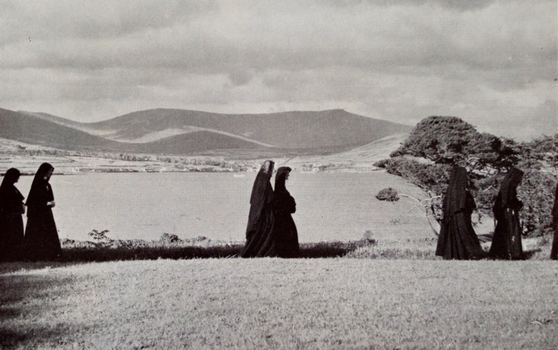 nuns walking