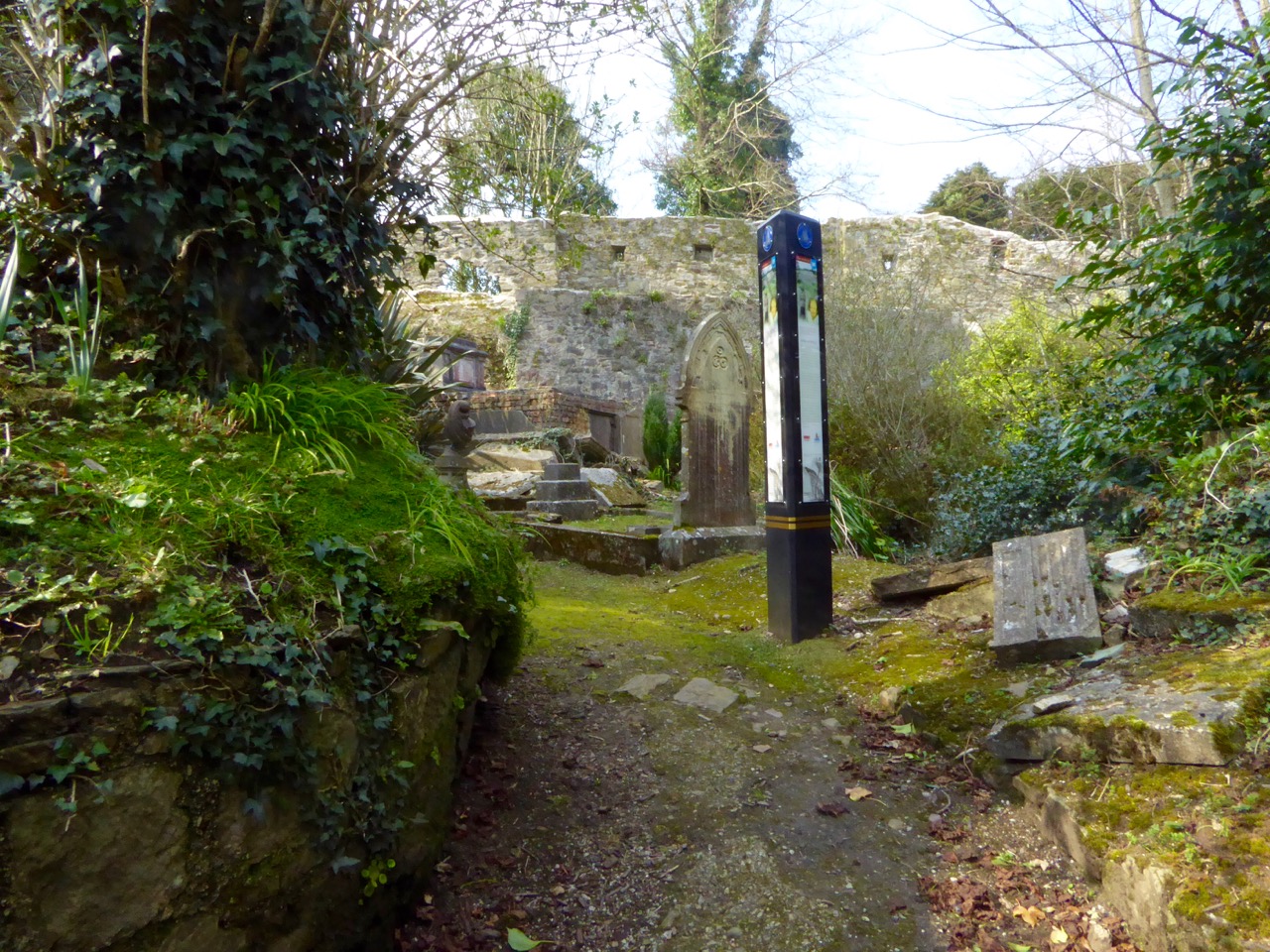 Through the graveyard