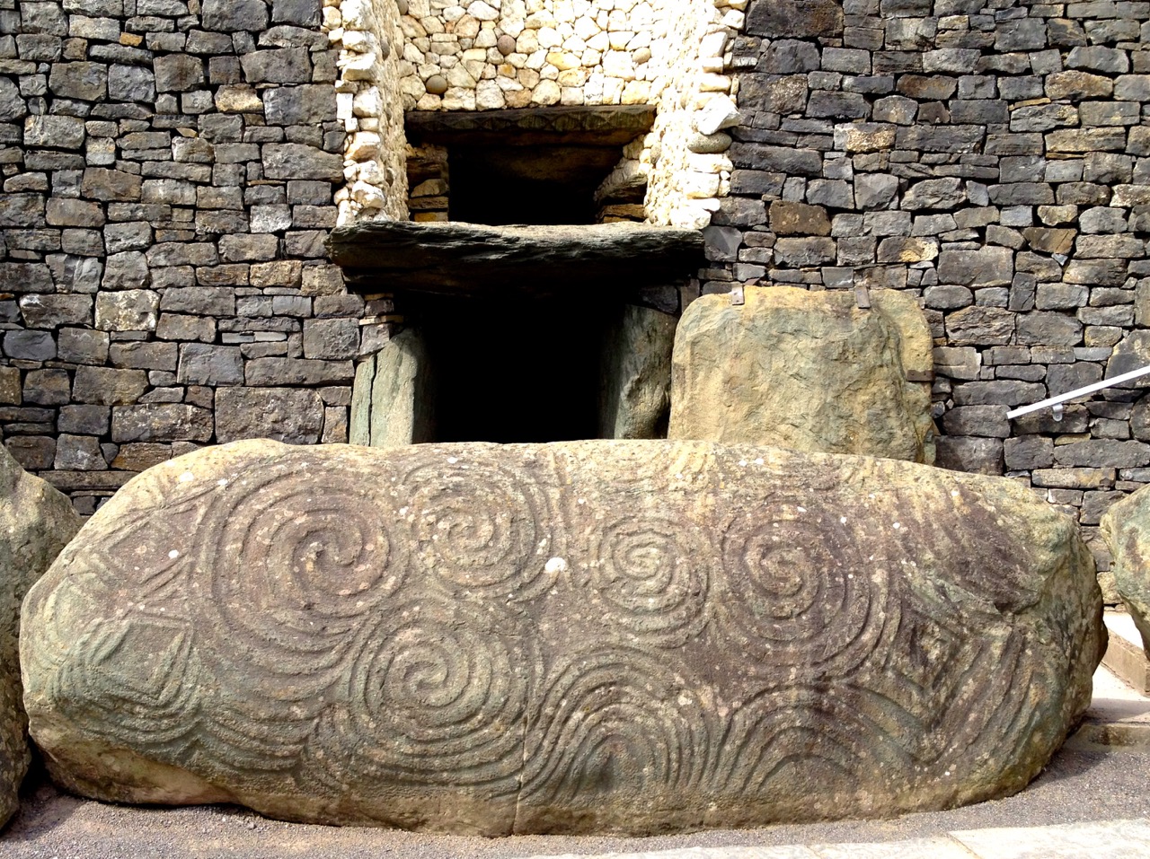 Newgrange entrance stone